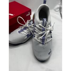 Puma Riaze Prowl Rainbow Low Top Athletic Shoes Women's White Sneakers - Sz 9